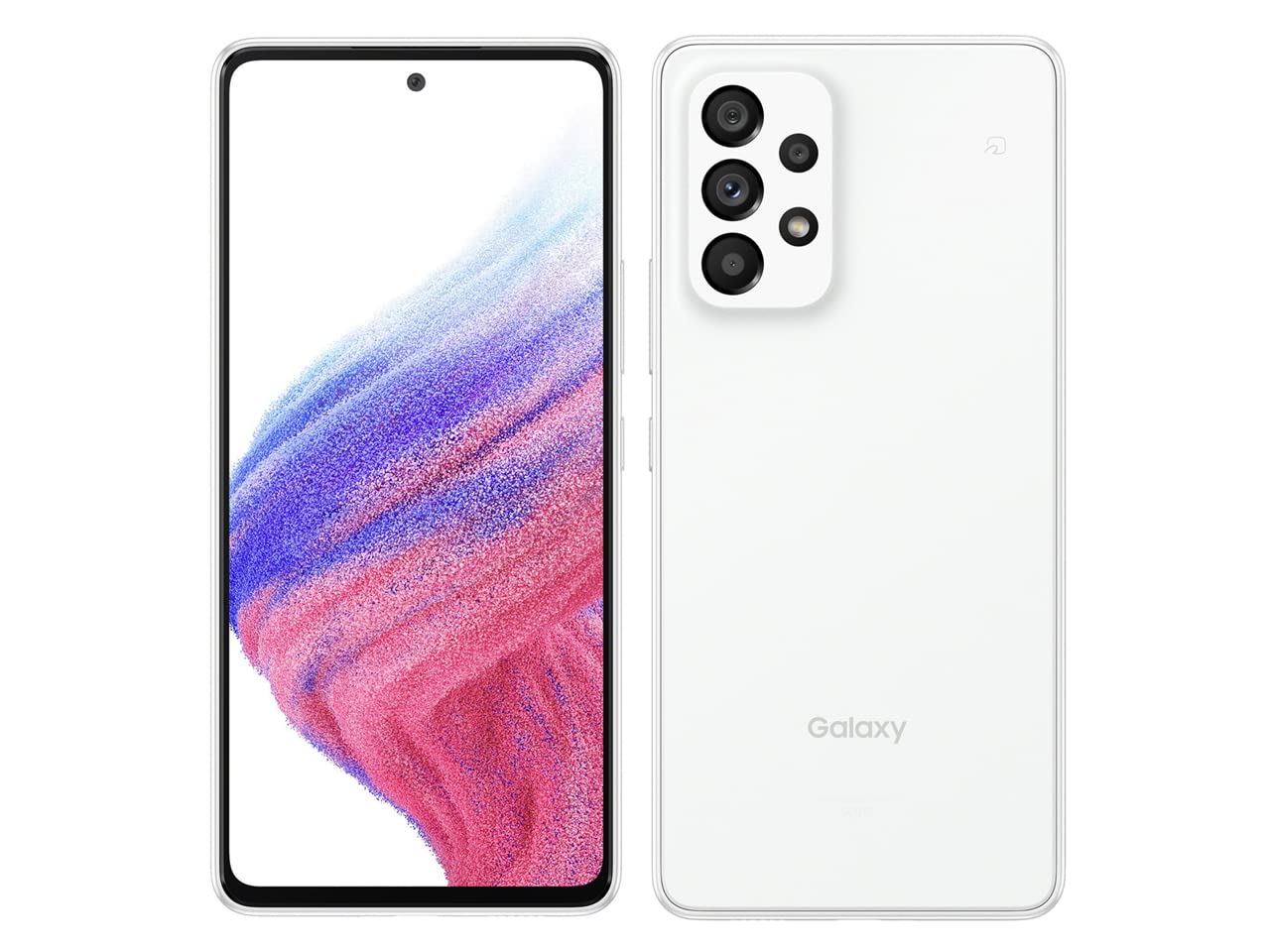 Amazon | Galaxy A53 5G SCG15 スマートフォン本体「オーサムホワイト 