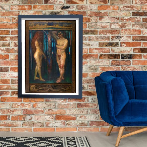 Affiche Edvard Munch Métabolisme encadrée avec finitions haut de gamme - 2
