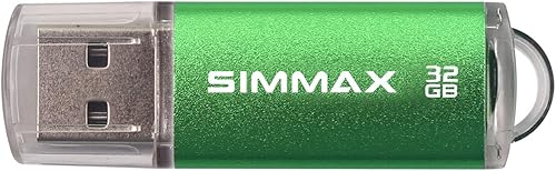 Miniatura 2 de Paquete de 5 unidades flash USB 2.0 de 32 GB con indicador LED (azul verde, negro, rojo y morado)