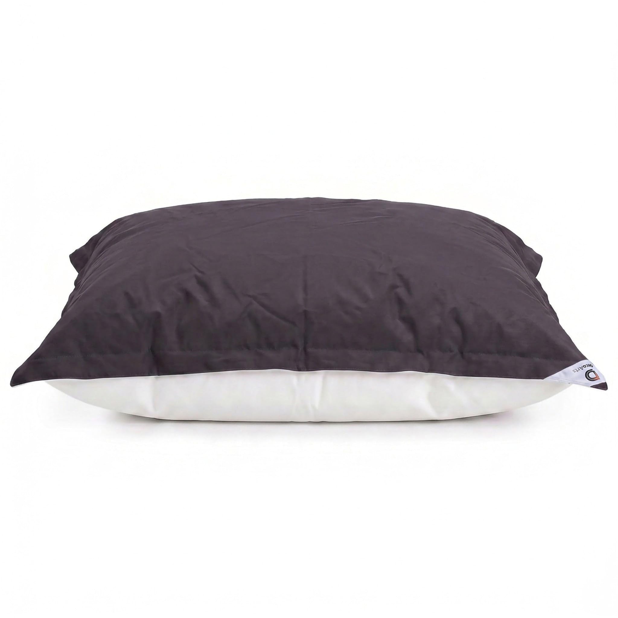 Pouf da Esterno Gigante XXL 180x140cm Imbottito (Non Gonfiabile) Galleggiante Piscina - Pouf Giardino Impermeabile Sfoderabile - Riempimento 450L Palline Polistirolo - Grigio Carbone