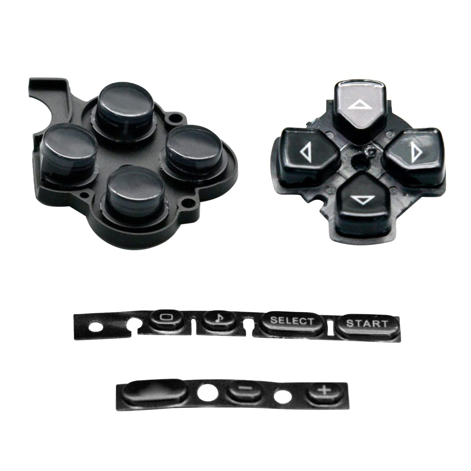 OSTENT Buttons Key Pad Set Repair Replacement for Sony PSP 3000 Series Console Color Black