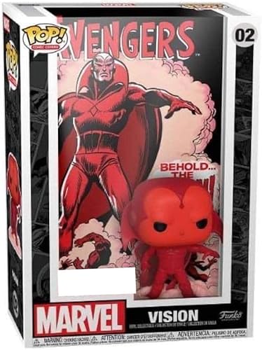 Funko Pop! Cover Art Marvel Collection - Fundas de vinilo coleccionables (Vision)