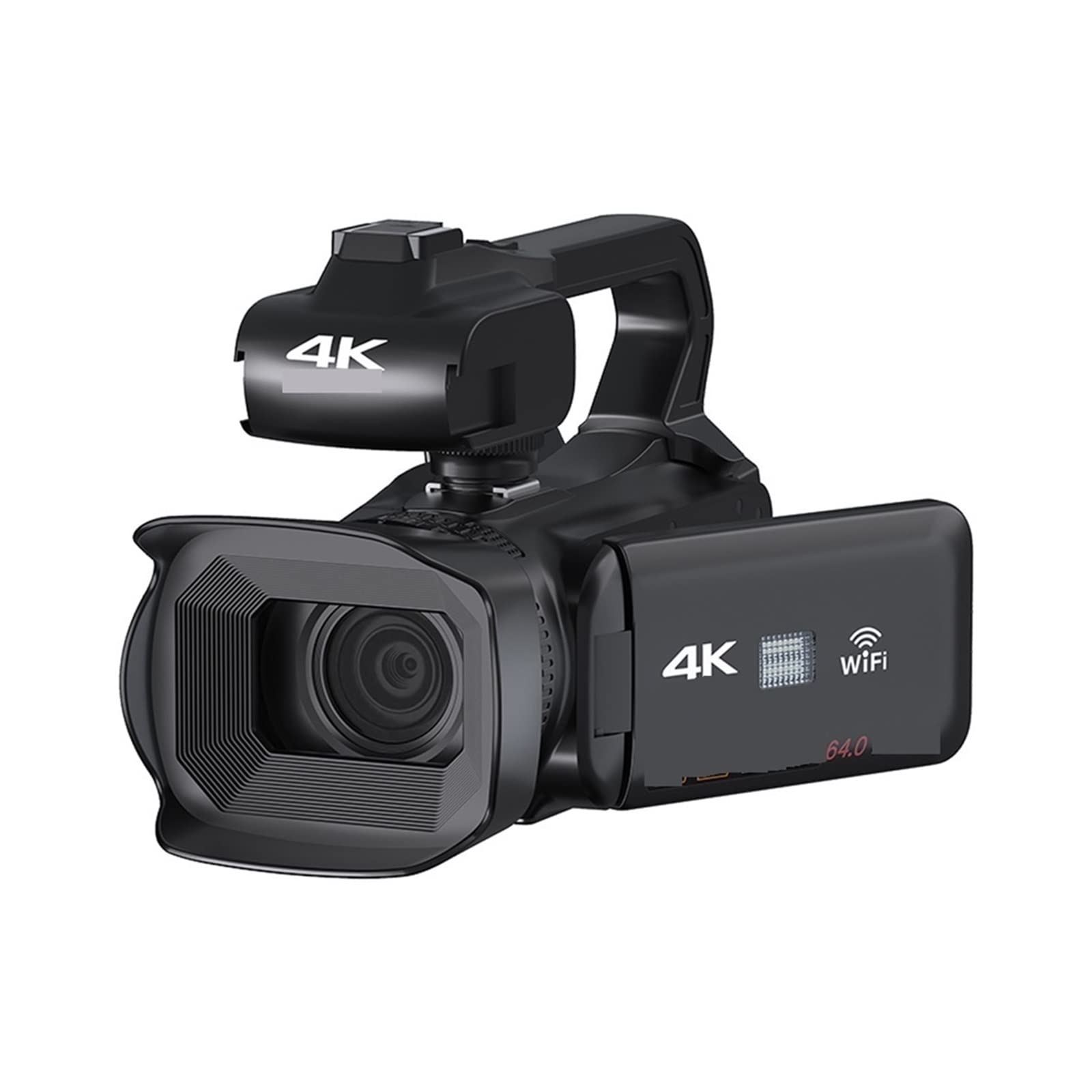 Fotocamera digitale, Fotocamere per la fotografia, Videocamere digitali da 64 MP Videocamera professionale Full 4K Vlog Streaming Webcam Messa a fuoco automatica Videoregistratore Fotografia Portatile