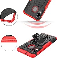 Vista 6 de Asuwish Funda de teléfono para Samsung Galaxy A10e con protector de pantalla de vidrio templado y soporte delgado, híbrida, resistente, funda