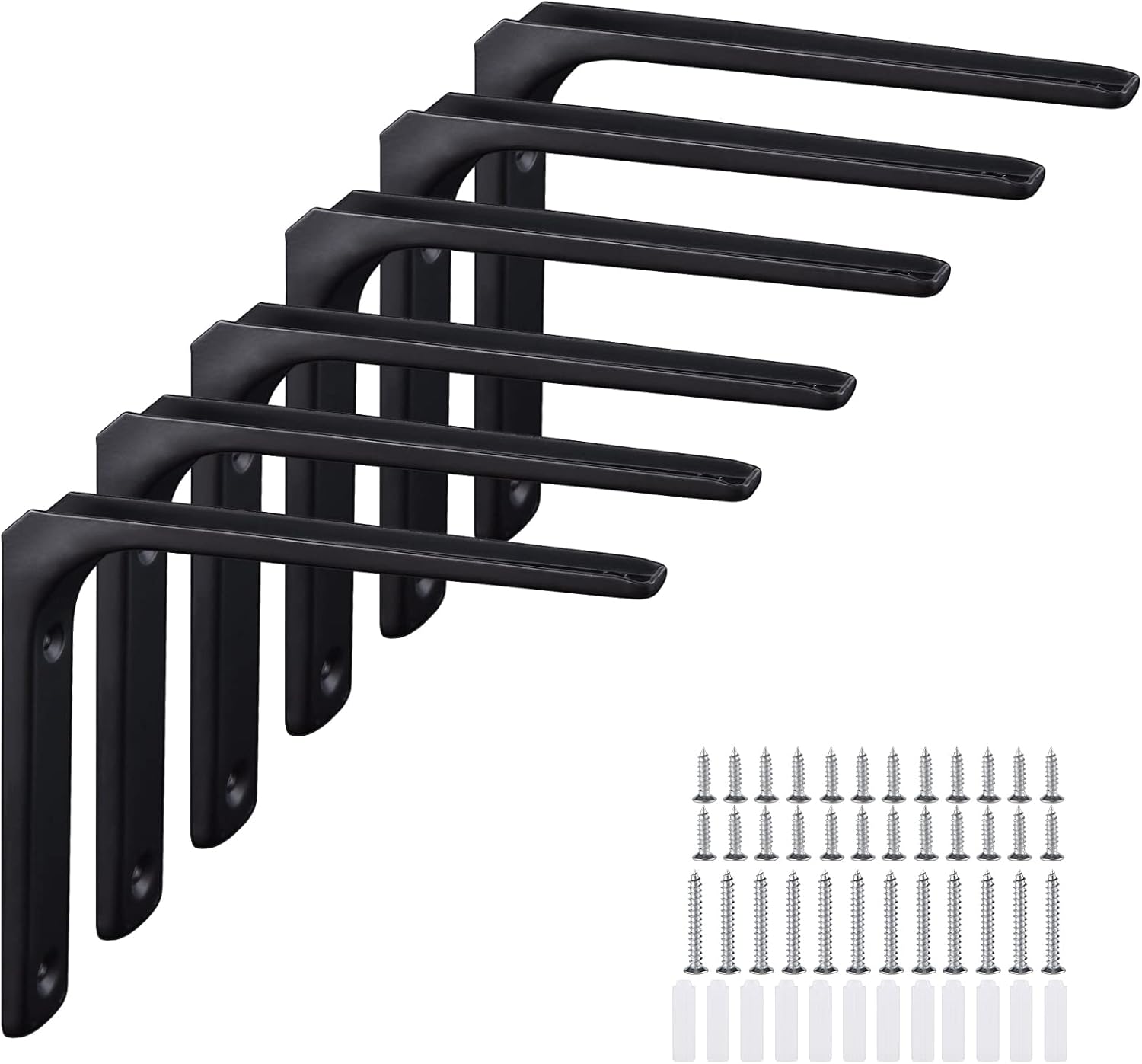 Regalhalterung Schwarz Metall