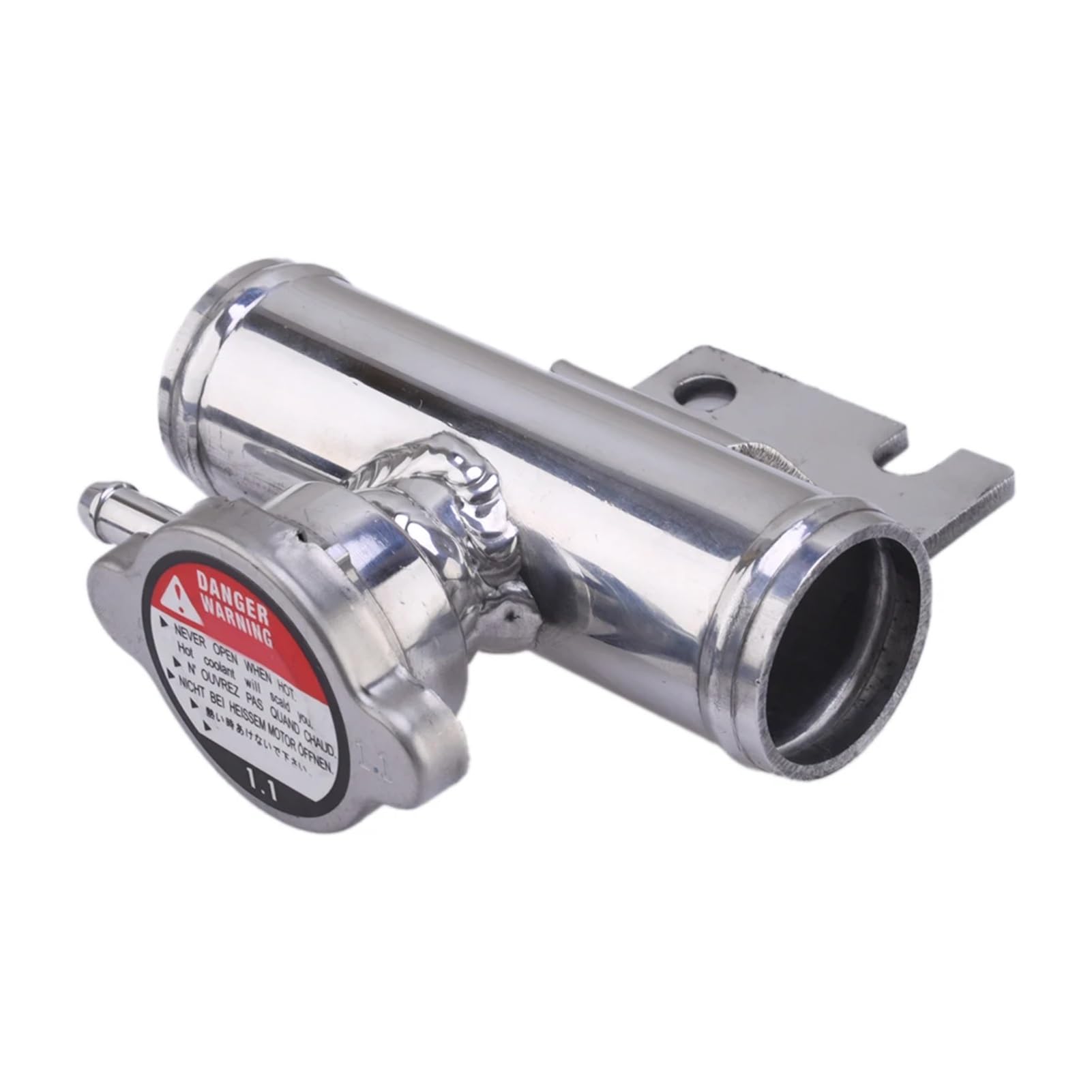 Boquilla de llenado for depósito agua plateada con conector Ca, compatible Mitsubishi Lancer Evolution EVO 10 X GSR