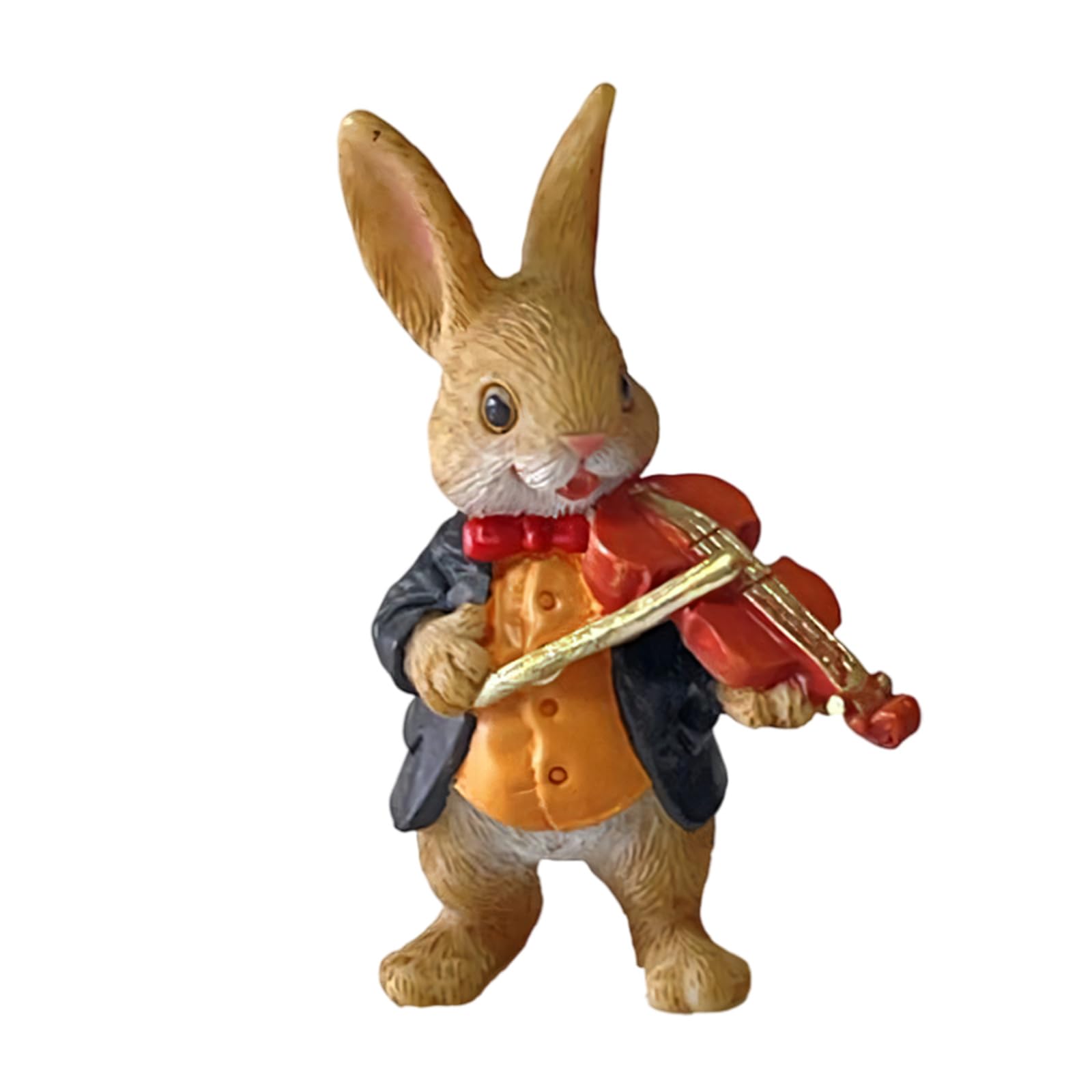 sodeber Minis Resin Bunnies Little Rabbits Bunnies Figure Ornament for Dollhouses Fairys Garden Decors Easters Eggs Fillers Cake Toppers Decorations