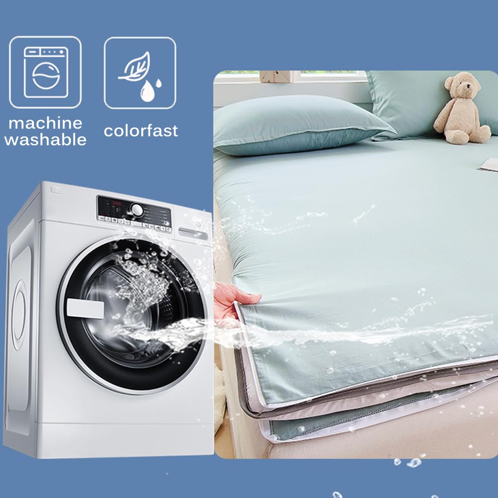 D,120x200cmFULL, 100% Cotone Futon Copertura Materasso con Cerniera Giapponese Protettore Materasso Pavimento Tradizionale Avvolgimento Completo Copertura Letto Futon Pavimento