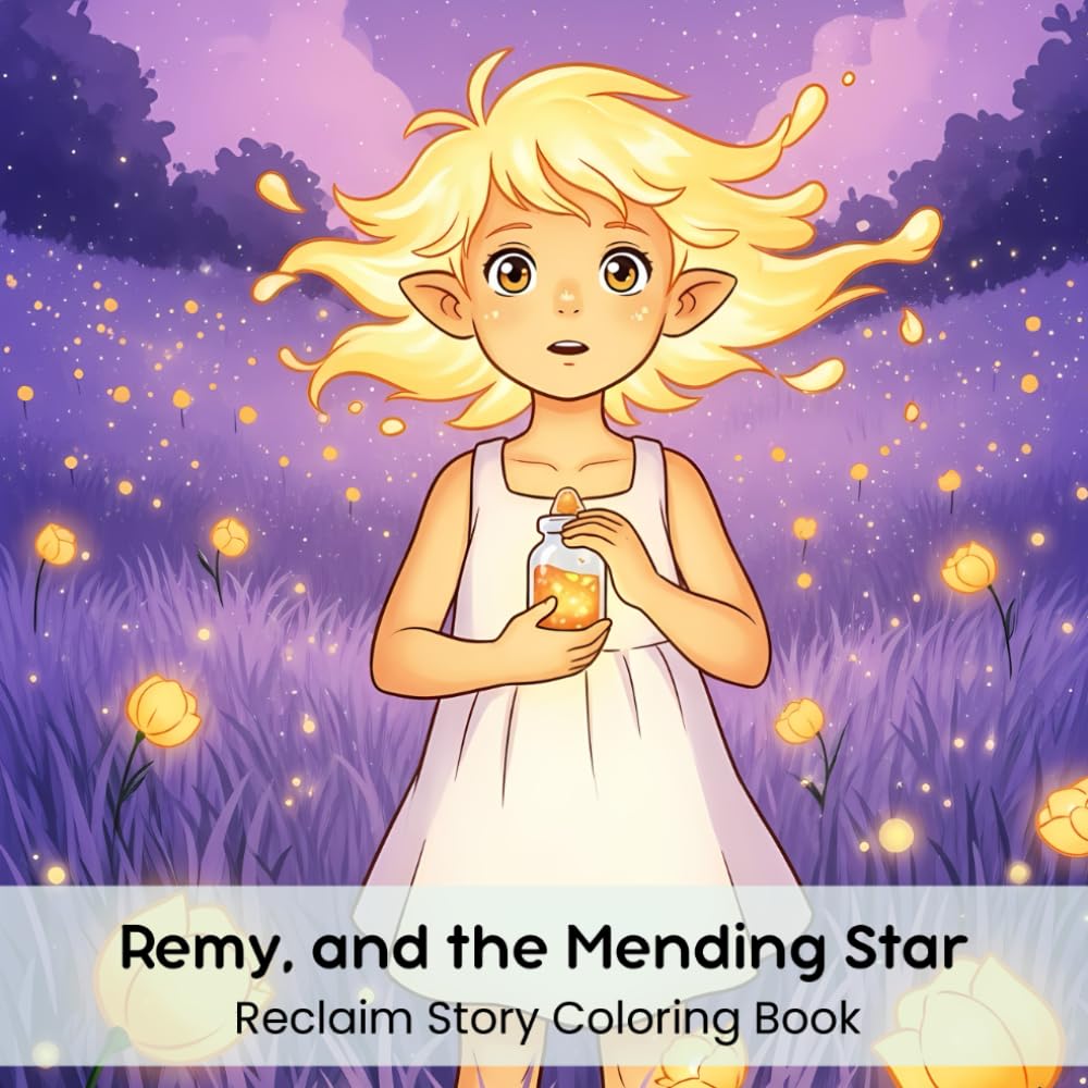 Remy, and the Mending Star: Reclaim Story Coloring Book (8.5 x 8.5”)