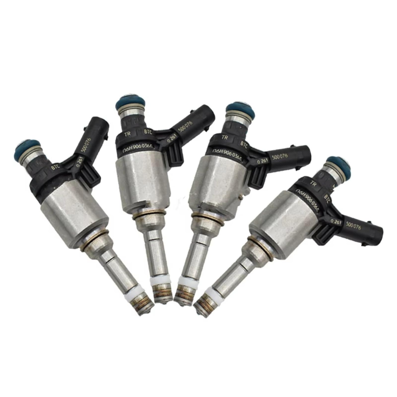 Feoosvx One Color Etrol Fuel Injectors For Vw For Beetle For Cc For Eos For Passat For Tiguan For Jetta2.0t L4 4X Fuel Injectors 06H906036g 06H906036e 06H906036p 0261500162