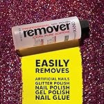 Onyx Professional 100% Pure Acetone Nail Polish Remover Kit with 7 inch Nail File, 8 fl oz - Made in USA, Maximum-Strength Gel Polish Remover, Artificial & Glitter Nail Polish - Image 3