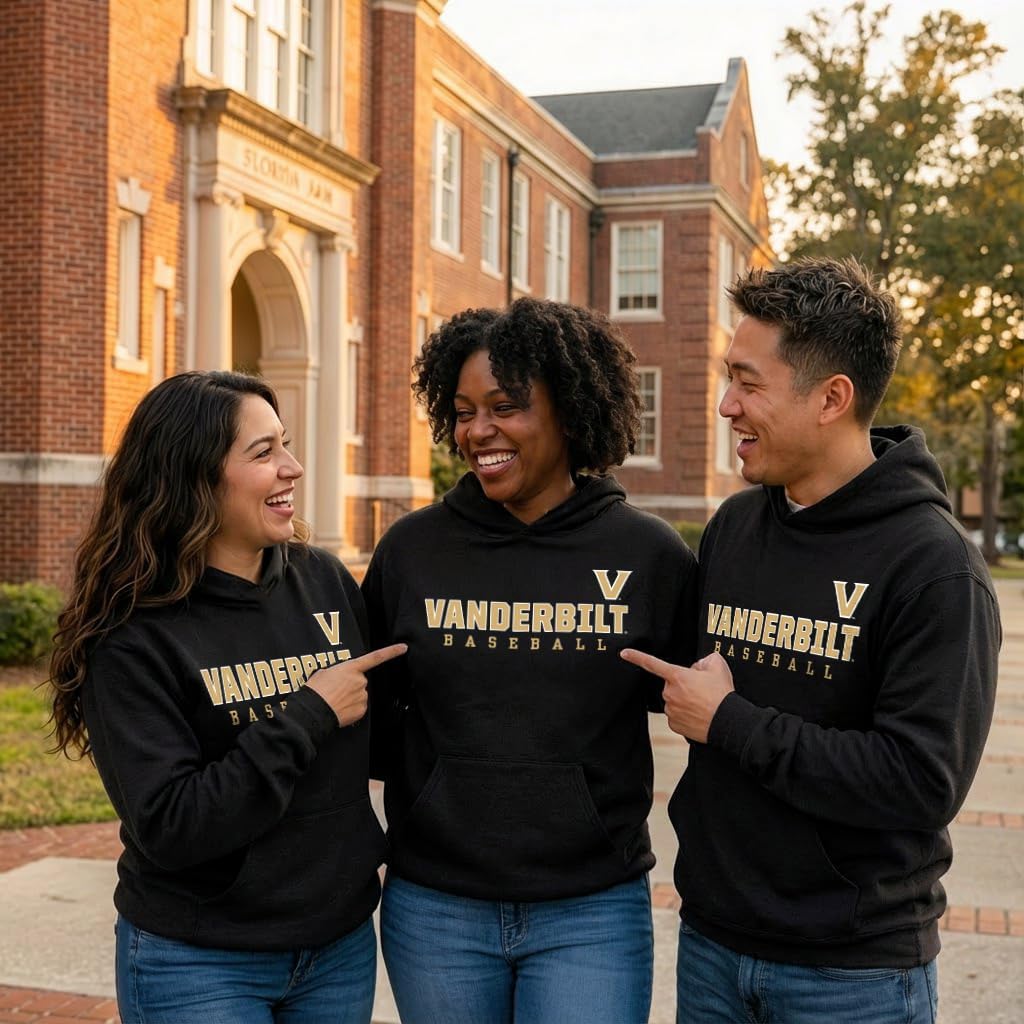 Venley NCAA Officially Licensed Apparel College Team Color Unisex Hoodie Logo icon