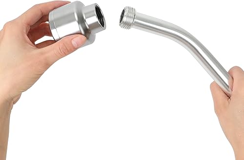 Miniatura 6 de STYDDI Varita de riego de lluvia suave de 18 pulgadas con válvula de cierre, varita de riego suave de metal ligera y duradera, perfecta para cestas