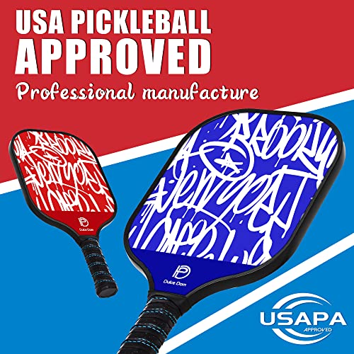 Pickleball Paddles Set Of 4 - Usapa Approved, Wooden Pickleball Paddles Kit With 4 Indoor Outdoor Pickle Balls, Lightweight Paddle Rackets For Beginners & Pros, Ideal Family Sports Gifts For Men Women #TOP1
