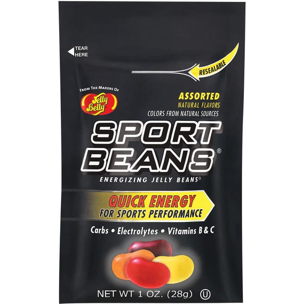 Jelly Belly Extreme Sport Beans: Assorted Caffeinated Energy Source (24 x 1 oz Packs)