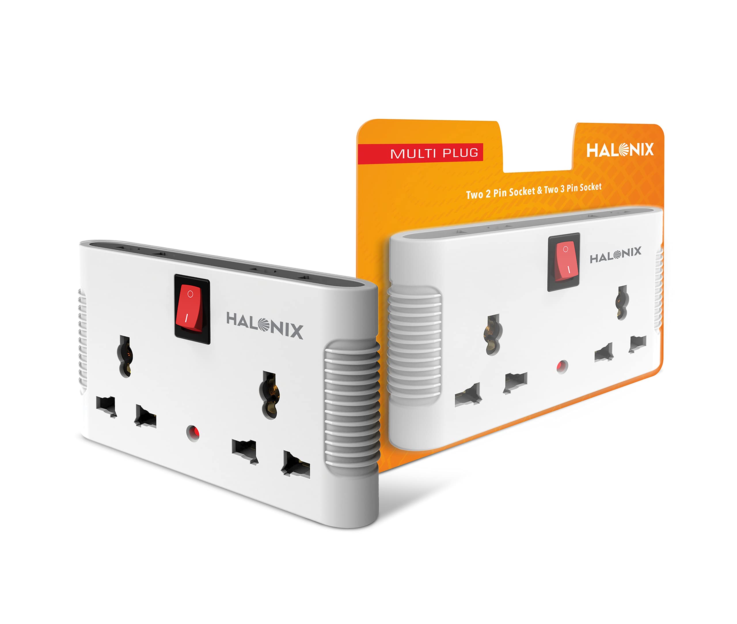 Halonix 4 Way Multiplug 6A Universal travel adopter, Orange, (HALONIX MULTI PLUG) (B09GYHRS3H) Amazon Price History, Amazon Price Tracker
