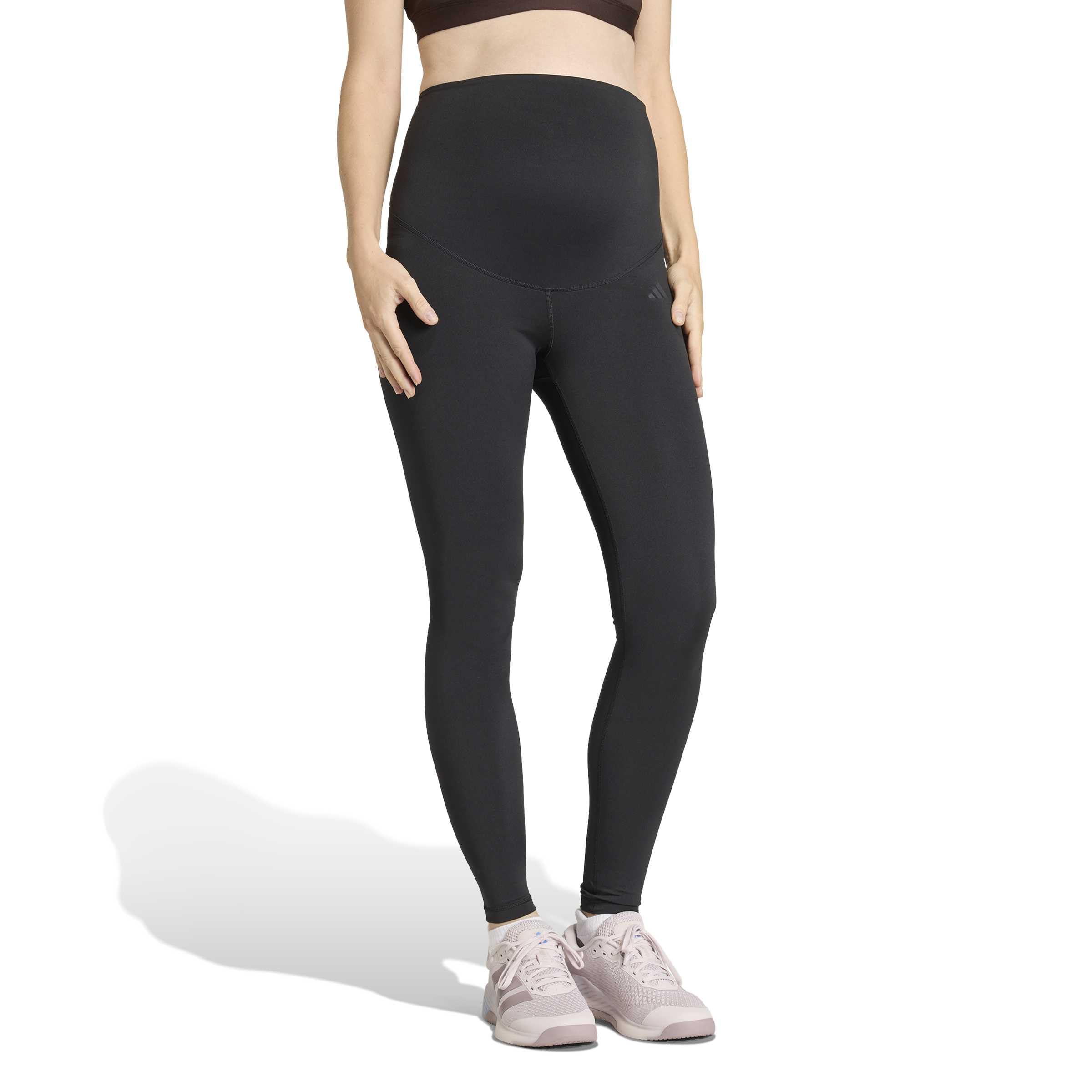 adidas - Optime Essentials Workout Full Length Leggings Maternity, Calzamaglia Donna