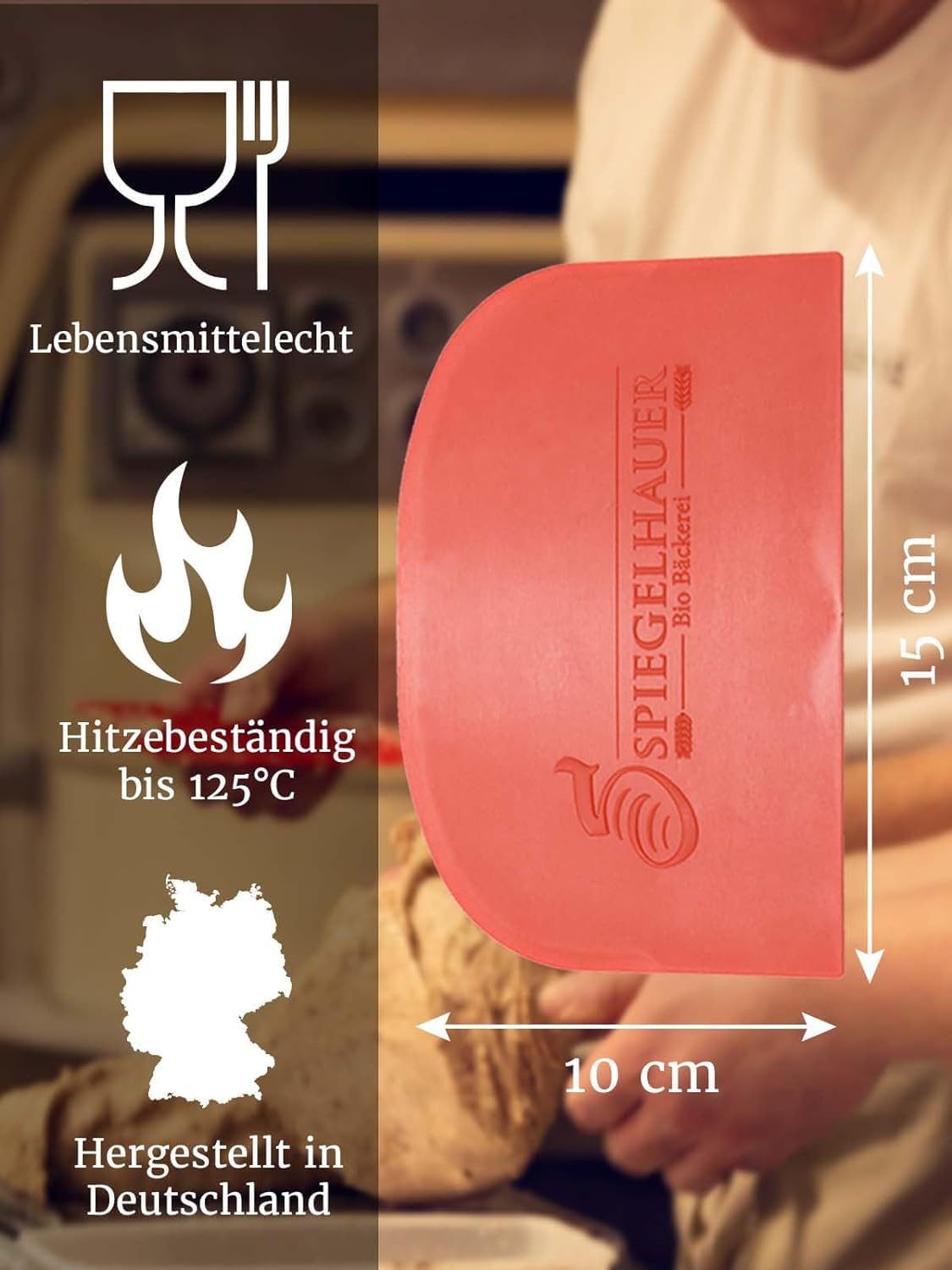 Bäckerei Spiegelhauer 5 Gärkörbchen I 5 Teigschaber Gärkörbchen Set