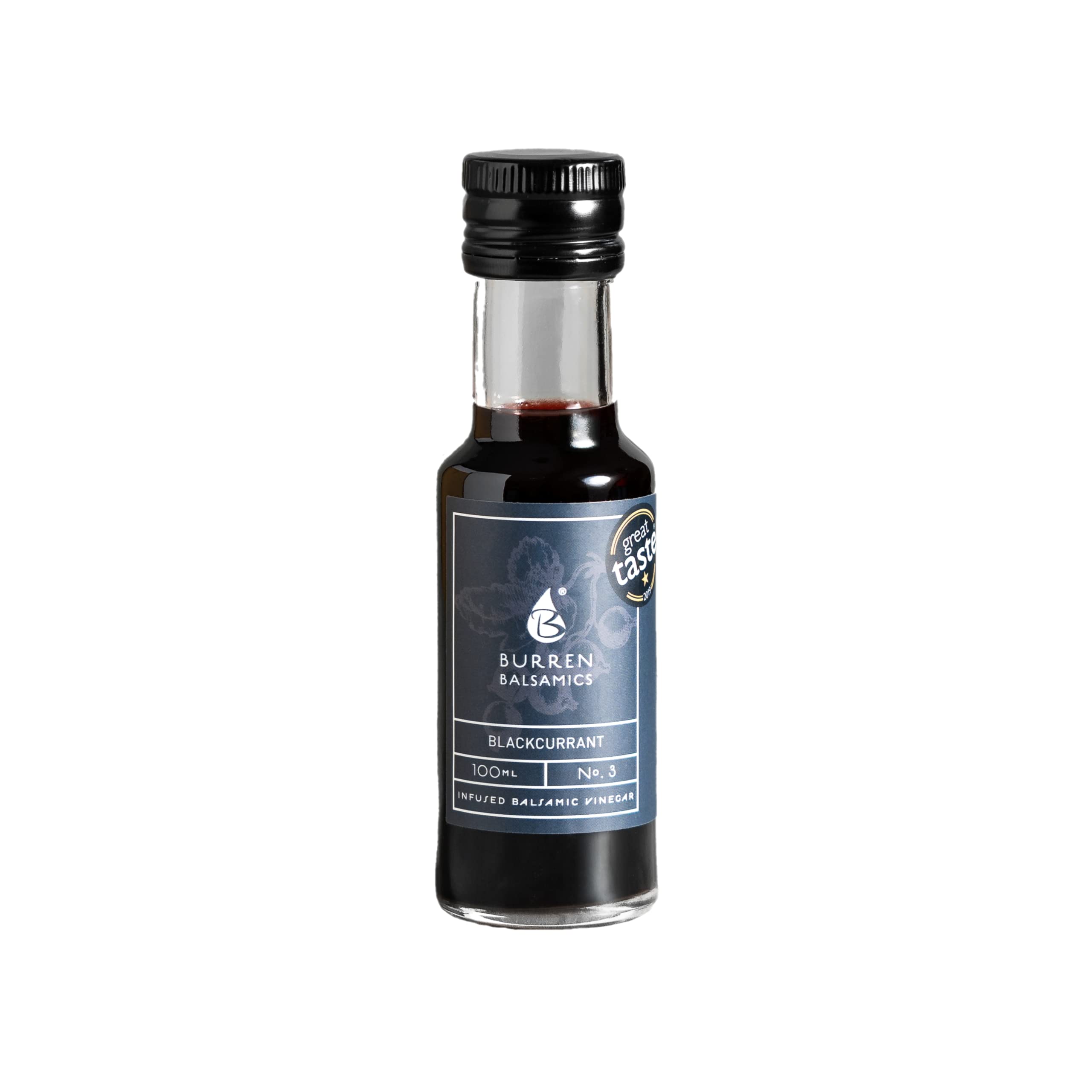 Burren Balsamics Blackcurrant Infused Balsamic Vinegar of Modena 100ml