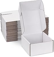 Vista 13 de Cajas de envío pequeñas rosas de 6 x 4 x 4 pulgadas, paquete de 25 cajas de cartón corrugado para embalaje, correo, regalo Resistentes