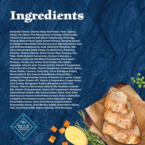 Blue Buffalo Wilderness Chicken Puppy Dry Dog Food, Grain-Free, 24 lb - image 6