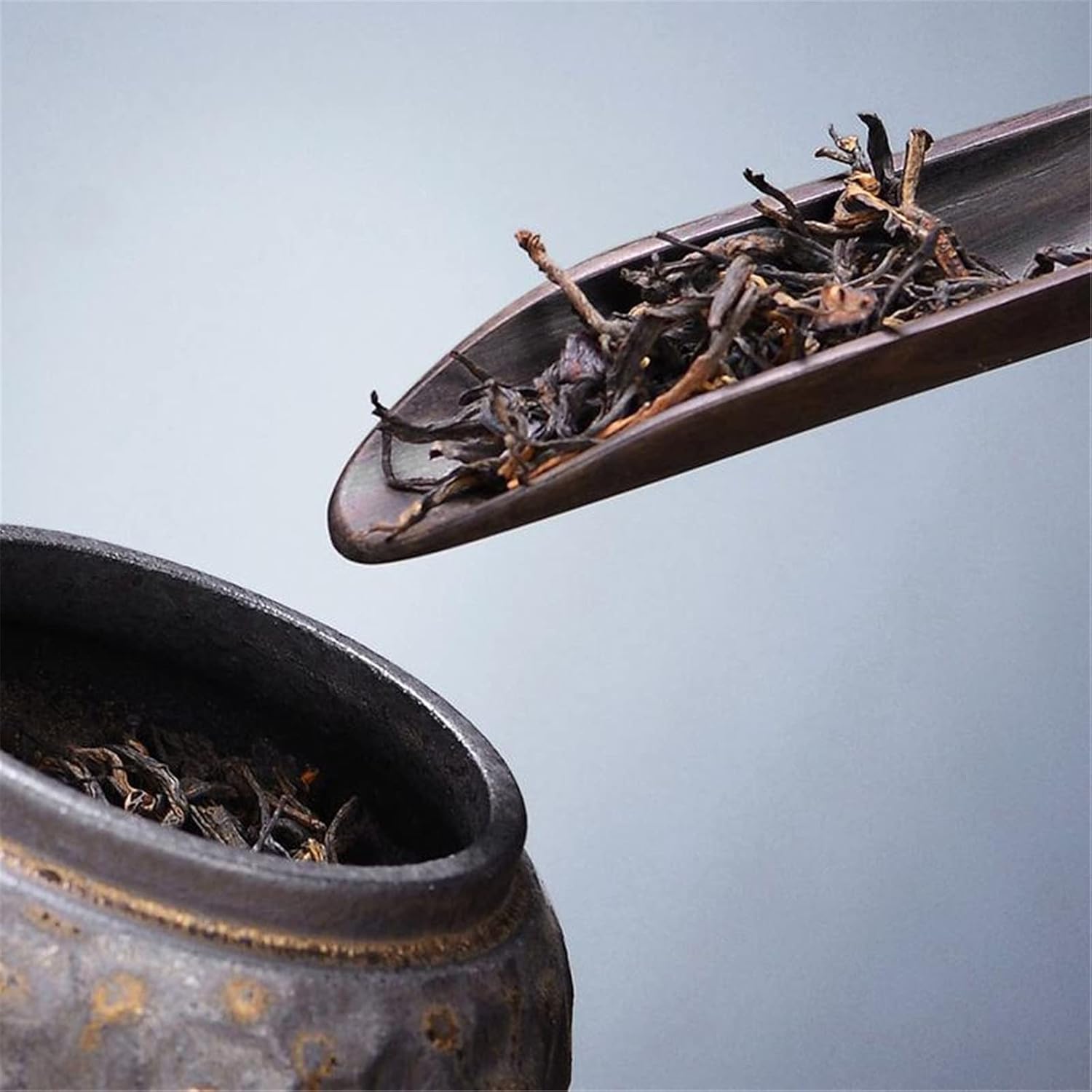 茶さじ ティースプーン ティースパチュラ カンフー茶器 茶道小物 ティーシャベル 家庭用 シンプル