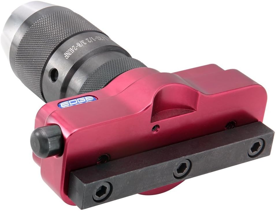 41-000 Tool Post Drill Chuck – Can be Quickly and Accurately Aligned to Spindle Axis, Keyless 1/32"–1/2" Drill Chuck Included, Mounts in Lathe Tool Post AXA BXA CXA