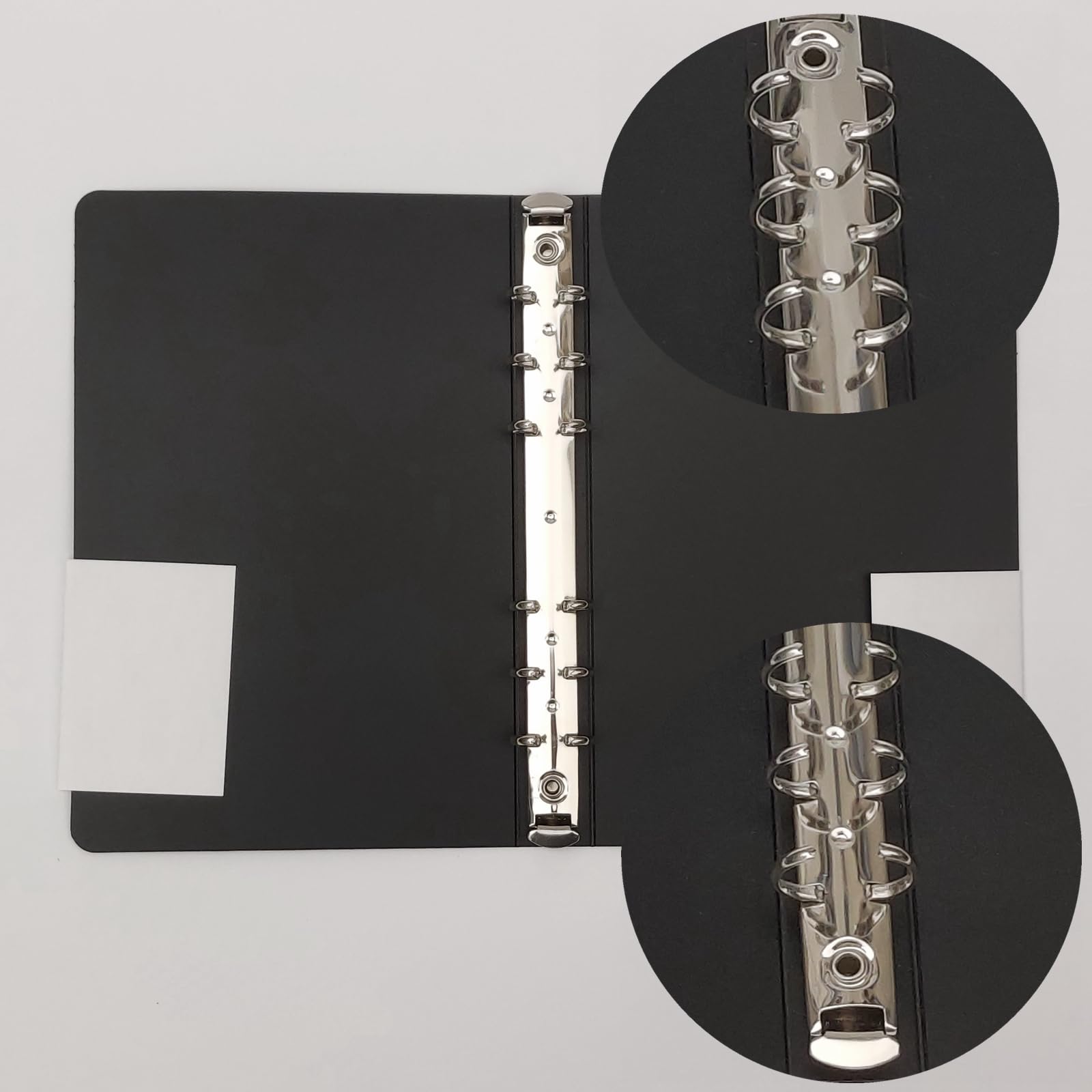 Lot de 3 couvertures de classeur en polypropylène A5 A6 B5 - Couverture de classeur à anneaux ronds - 6 anneaux et 9 anneaux rechargeables (papier intérieur non inclus) (café blanc Lot de 3 couvertures de classeur en polypropylène A5 A6 B5 - Couverture de classeur à anneaux ronds - 6 anneaux et 9 anneaux rechargeables (papier intérieur non inclus) (café blanc
