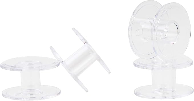 Singer Bobbins Class 15 Transparent, 4-Count