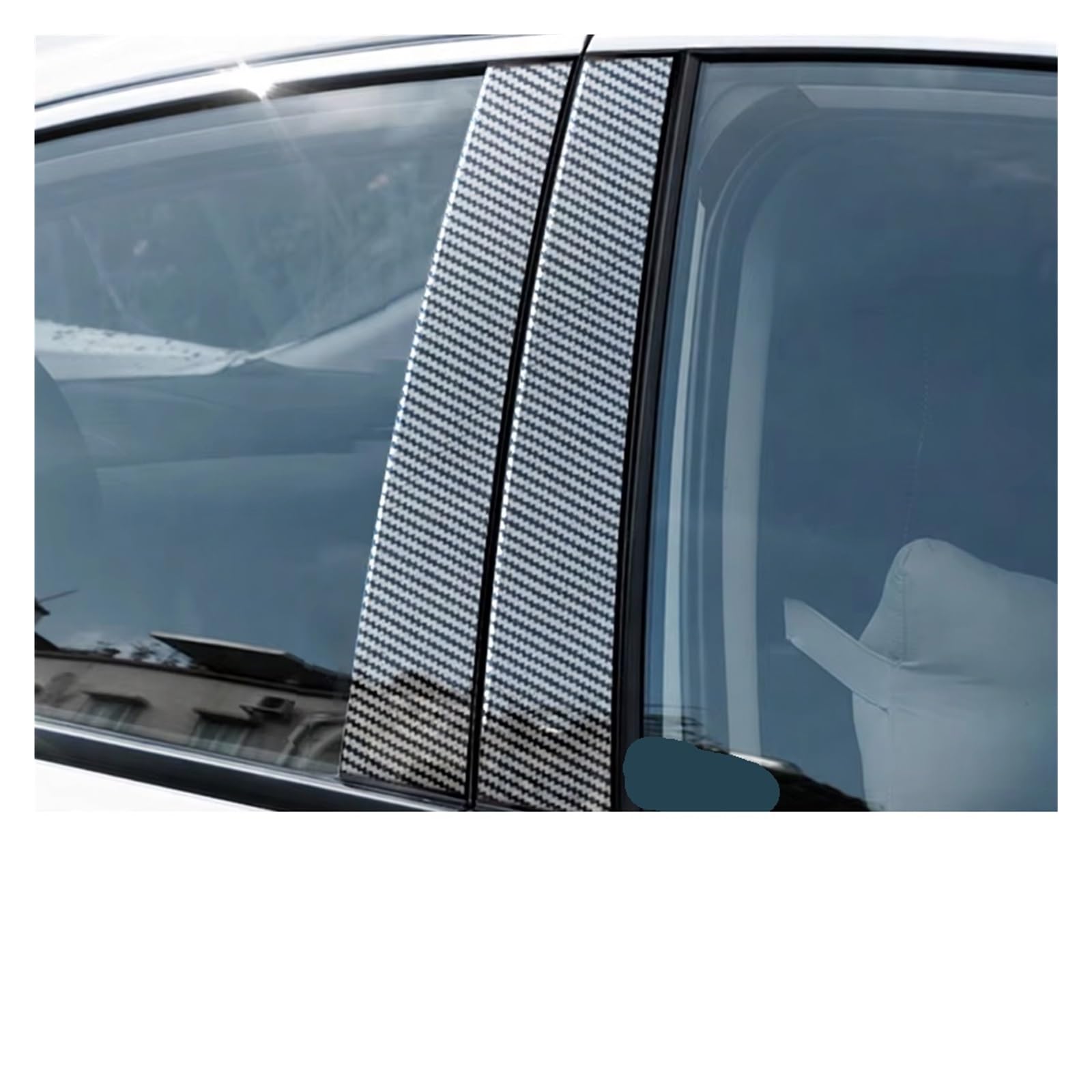 Pegatina de poste pilar BC para coche Lincoln MKX 2007 2008 2009 2010 2012 6