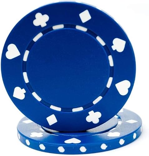 Vista 3 de Fichas de poker rayadas Trademark Poker, 11.5gm Marrón