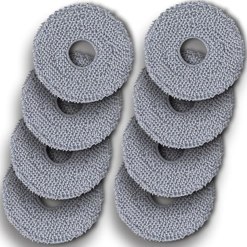 Image of 405 & 505 Mop Pads Replacement Parts for iRobot Roomba Plus 405 (G181 & G185) Vac, Roomba Plus 505 Combo Robot Vacuum. Washable & Reusable Microfiber Mop Pads Accessories, 8-Pack