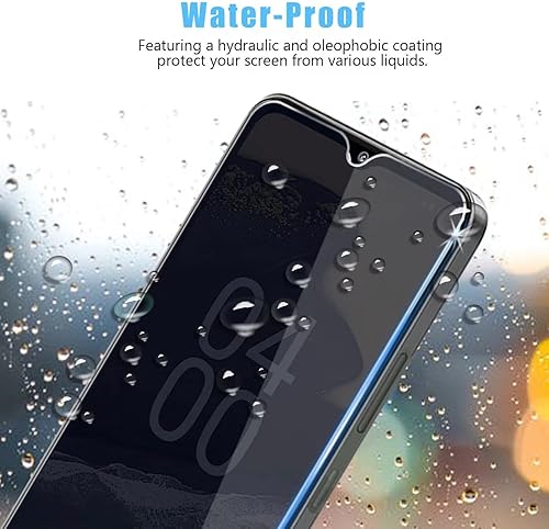 Miniatura 6 de Paquete de 2 protectores de pantalla de vidrio templado para Lively Jitterbug Smart 4, antiarañazos, dureza 9H, antihuellas, protector de pantalla