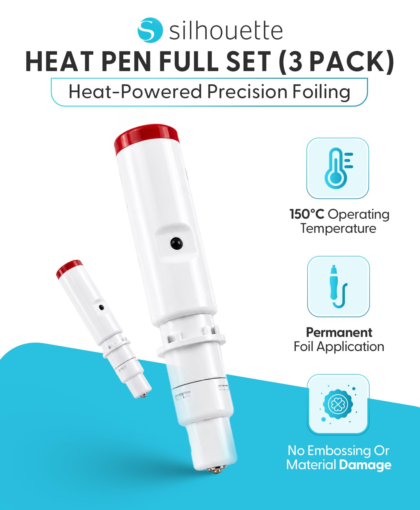 Amazon.com: Silhouette Heat Pen Set- Foil Transfer - for use with