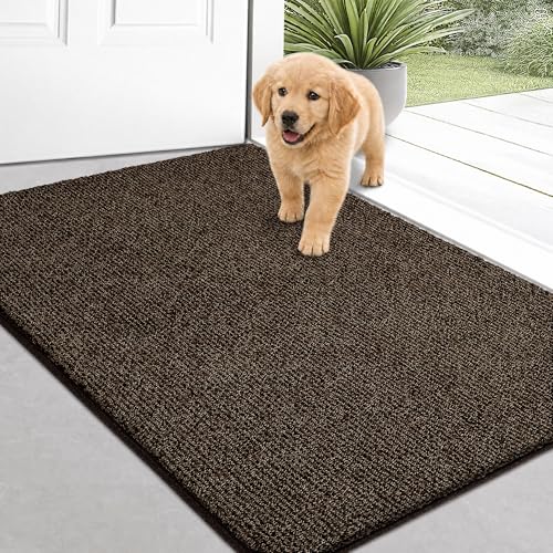 Image of Washable Entryway Door Rug 31.5 inch x 47 inch, Non Slip Kitchen Rug, Absorbent Indoor Door Mat for Floor, Laundry, Bathroom, Bedroom (Roll Packing)