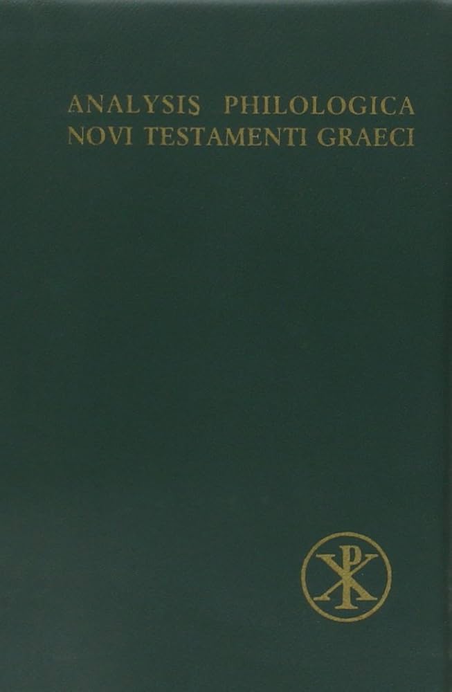 洋書 ANALYSIS PHILOLOGICA NOVI TESTAMENTI GRA analysis philologica novi testamenti graeci : max zerwick