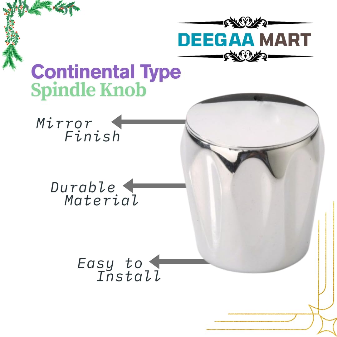DEEGAA MART Tap Spindle Replacement Kit – Compatible with Jaquar Type Taps (New Continental Model) – Includes 1 Handle/Knob Pieces – Water Tap Spare Parts & Accessories 2