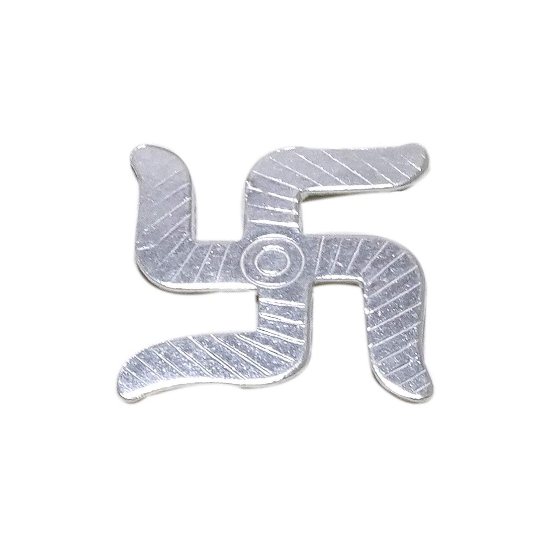 Sahiba Gems Silver/Chandi Swastik/Sathiya/Chandi Ka Swastik for Astrology use and Red Book Remedy Purpose ~ 3x3 Centimetre (B07VVZ8HDB) Amazon Price History, Amazon Price Tracker
