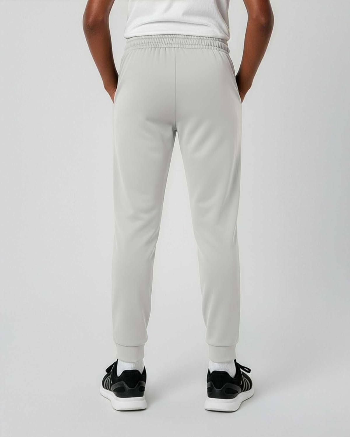 Real Essentials 3 Pack: Boys' Athletic Jogger Sweatpants - Kids Teens Youth Active Sports Pants with Pockets (Sizes 5–18) - Image 6