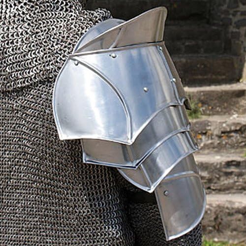 Steel Warrior Pauldron Medieval Shoulder Armor Set 20g