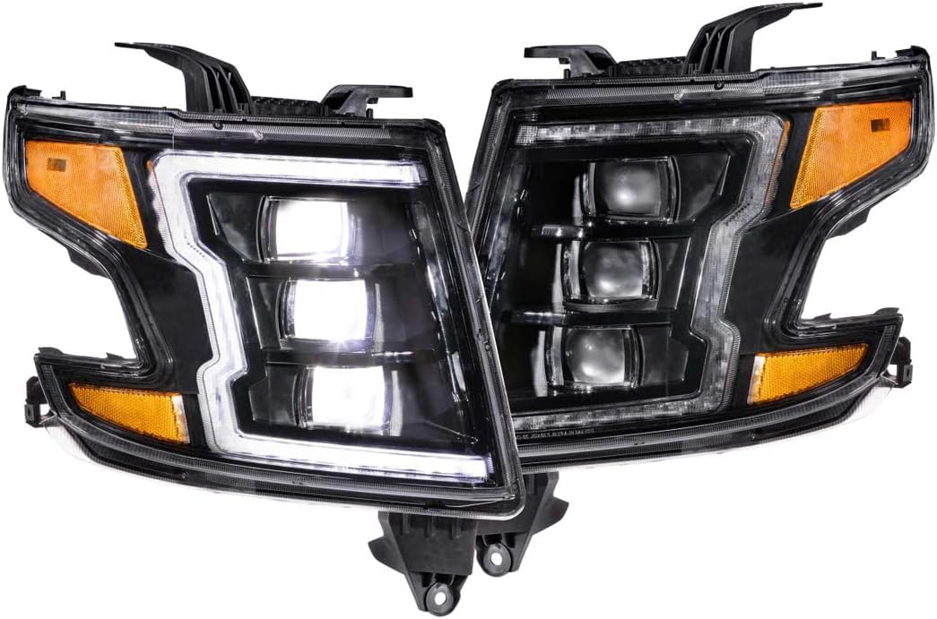 Morimoto XB LED Headlights Fits 2015-2020 Chevrolet Tahoe and Suburban, Plug and Play Headlight Assemblies with Sequential Turn Signal & UV Coated Lens (LF548)