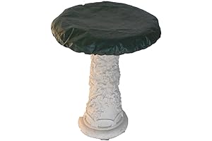 Bosmere Weatherproof Bird Bath Cover for 20" to 30" Diameter Bowl, Green