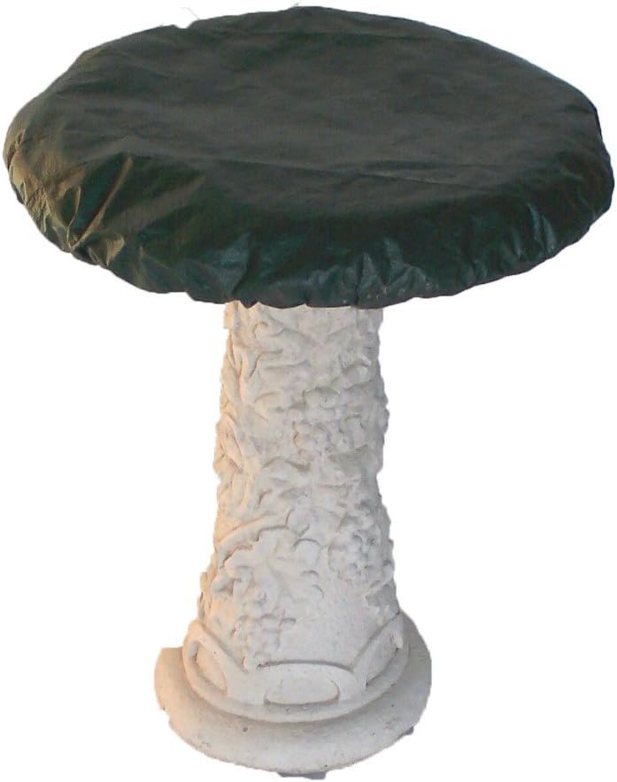 Bosmere Weatherproof Bird Bath Cover for 20 to 30 Diameter Bowl, Green