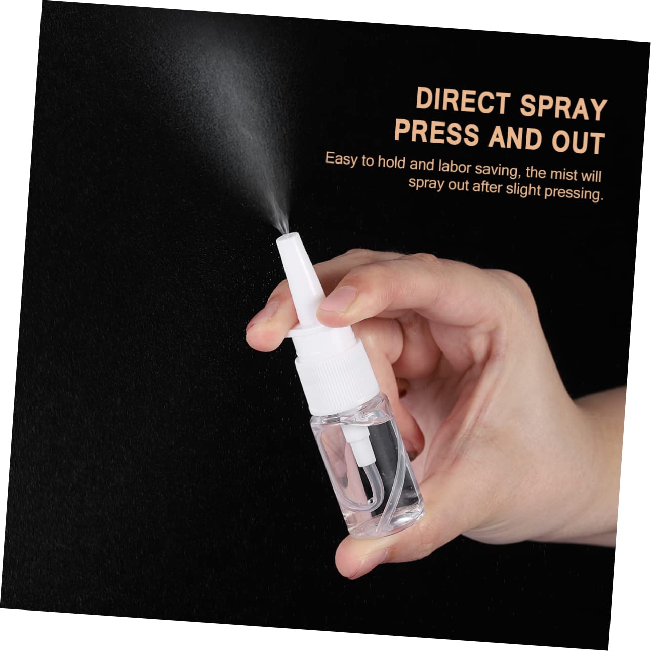 20 Flaconi Spray Nasale Ricaricabili In Plastica PE – 10 Da 10 Ml E 10 Da 20 Ml, Per Viaggio E Casa, Bianchi