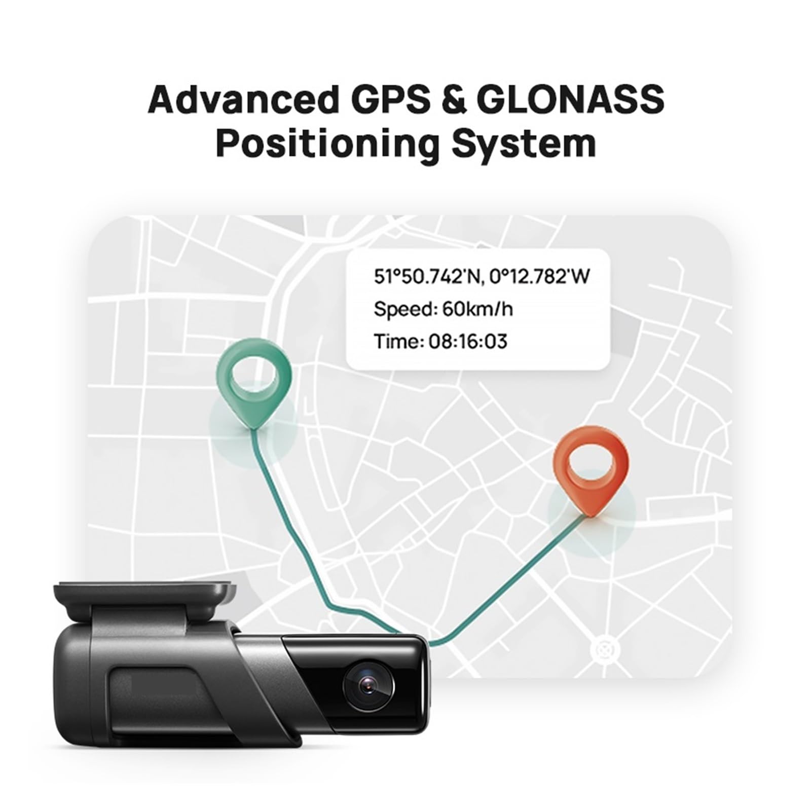 Dash Cam M500 1944P Samochodowy rejestrator wideorejestrator Wbudowany GPS 24H Monitor do parkowania Wbudowana pamięć masowa Super Widzenie Nocne(M500 Built in eMMC,EMMC 128GB)