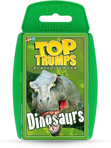 Dinosaurios parte superior Trumps juego de cartas Juegos Educativos tarjeta
