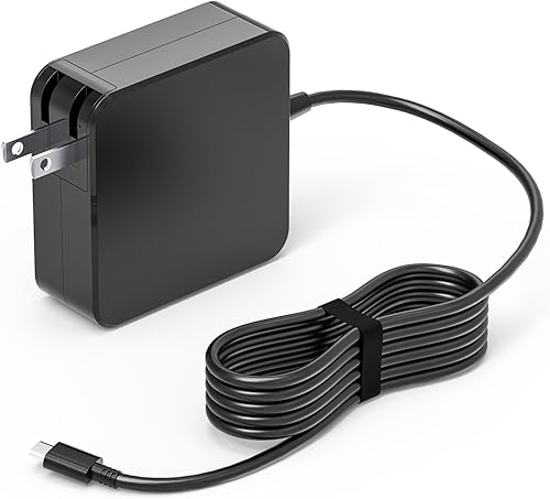 65W USB C Charger Power Adapter, USB-C Fast Charger Compatible Asus chromebook MacBook Pro, HP, Dell, Huawei Matebook Lenovo Any Laptops or Smart 65W USB C Charger Power Adapter, USB-C Fast Charger Compatible Asus chromebook MacBook Pro, HP, Dell, Huawei Matebook Lenovo Any Laptops or Smart