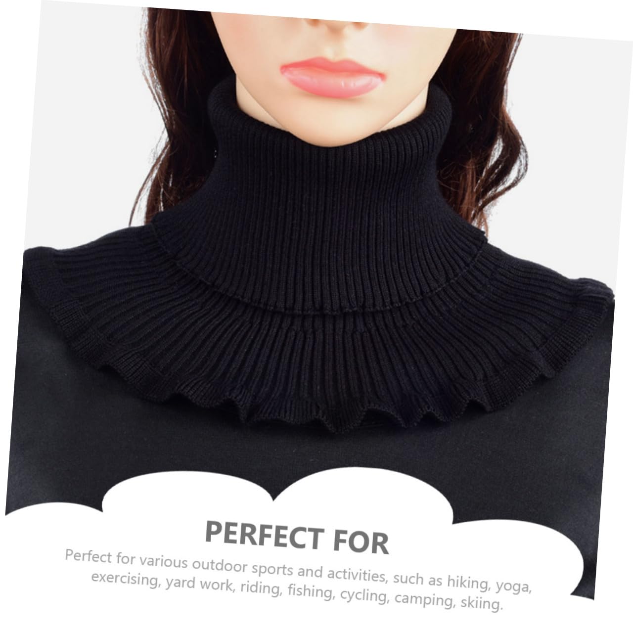 GALPADA 3piezas Gaiter De Cuello De Invierno Para Mujeres De Cuello Reutilizable y Portátil Para Actividades Senderismo y