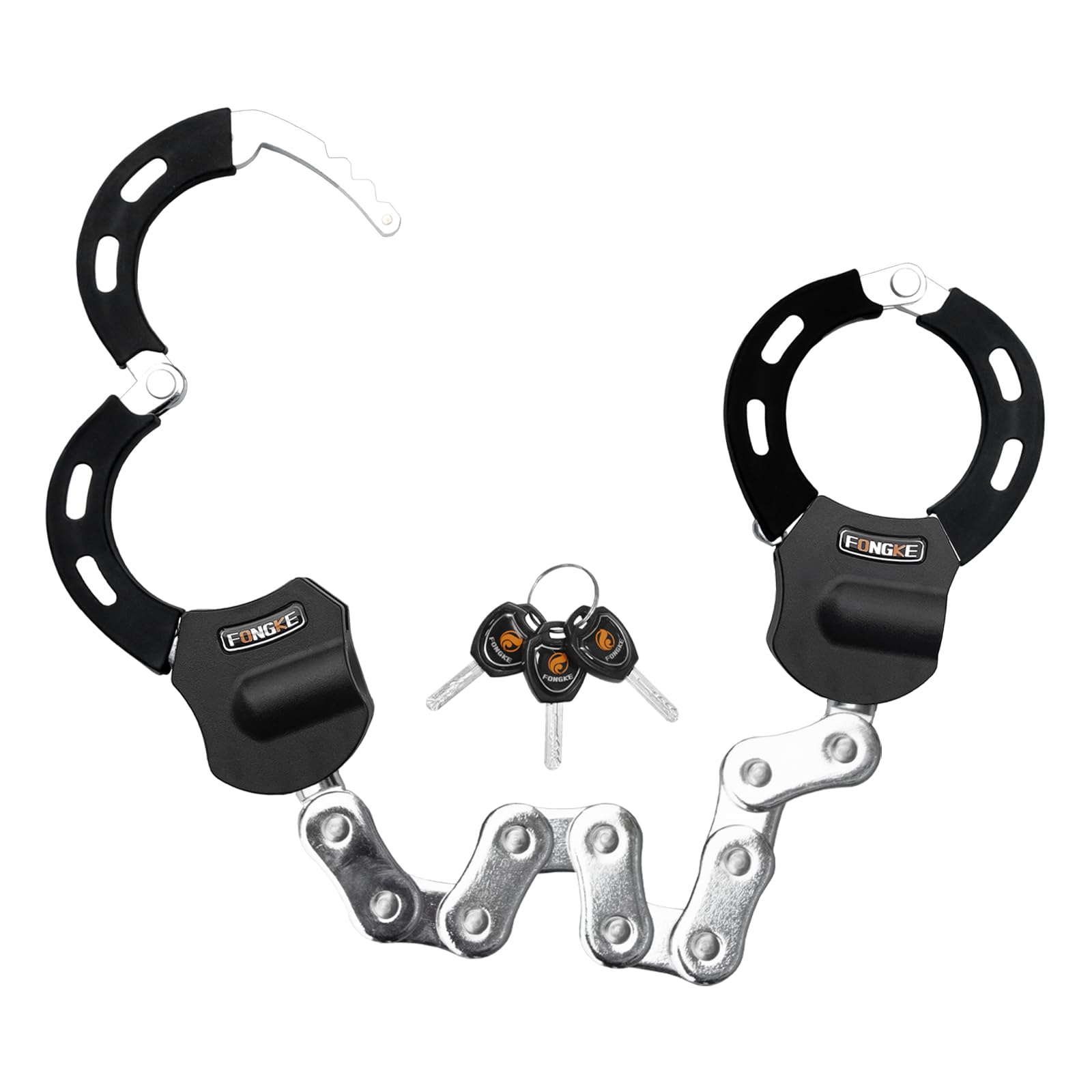 E Scooter Schloss, E Roller Schloss, Handschellenschloss mit Silikonschutz, Hohe Sicherheit Schlösser für Scooter Roller, Fahrrad, Motorrad
