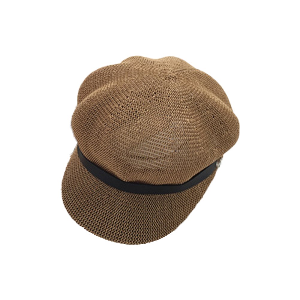 Gysad Sombrero Mujer Transpirable y Comodo Newsboy Hat Diseño Retro Sombrero Mujer Verano Elegante y Encantador Sombrero Paja Mujer Boina Mujer Sombrero para el Sol Mujer